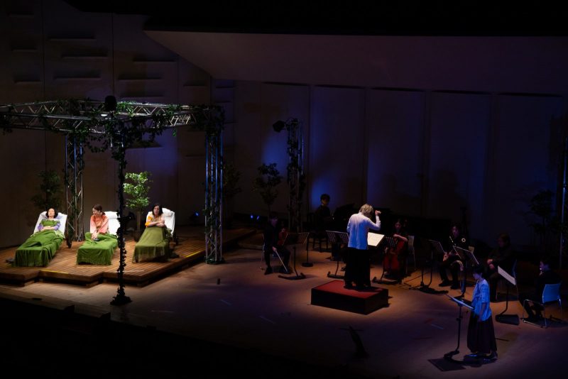 <small>Kinosaki International Arts Center AIR Program 2025/26</small> Oriza Hirata ＋ Kaito Nakahori Theater Opera “The star has no sound −Clockwork Universe−”