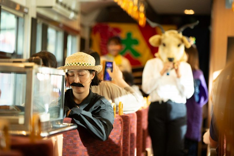 “Ten Dreaming nights Last Go. in Umiyamamusubi With the journey I had a such Dream.”