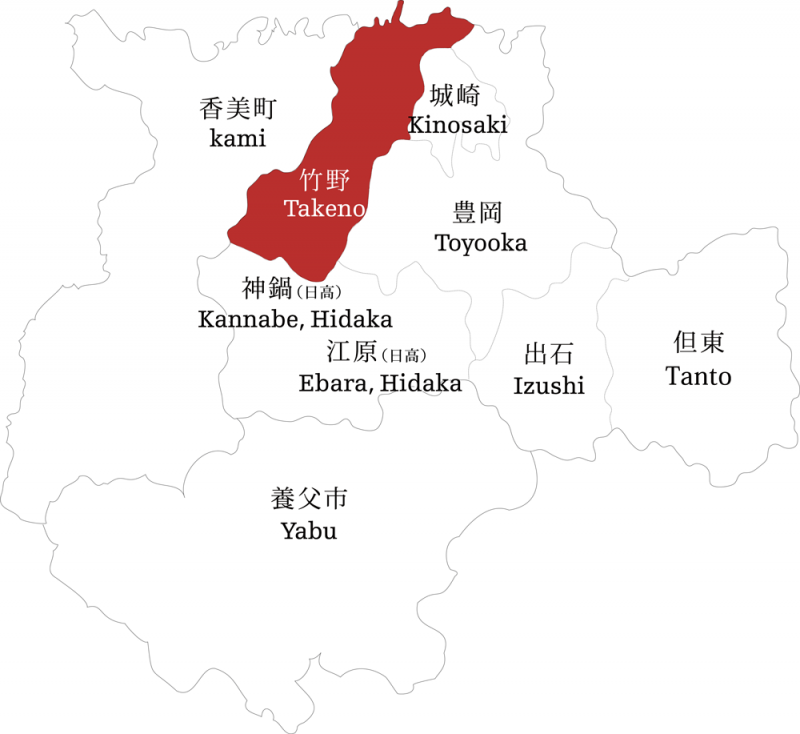 Takenoの地図