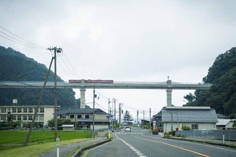 Amarube Railroad Bridge, Sorano Eki