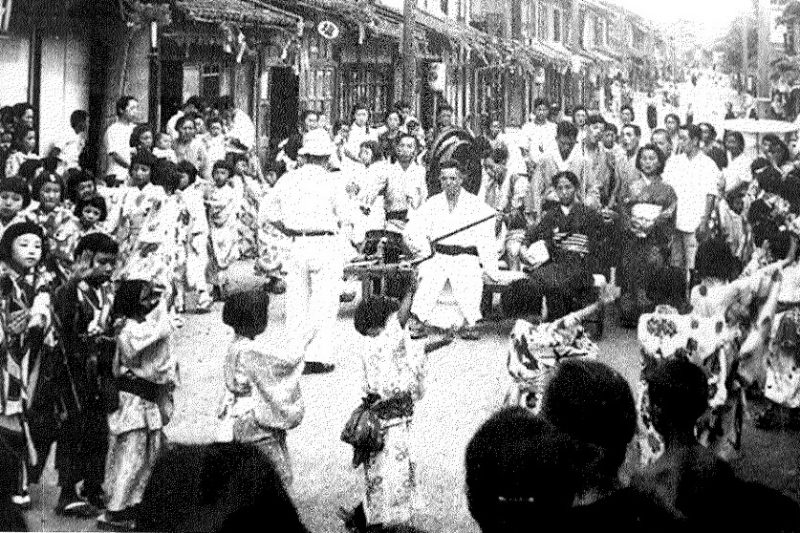 豊岡の盆踊り「松坂節・べろべろ節」in フェスティバルナイトマーケット